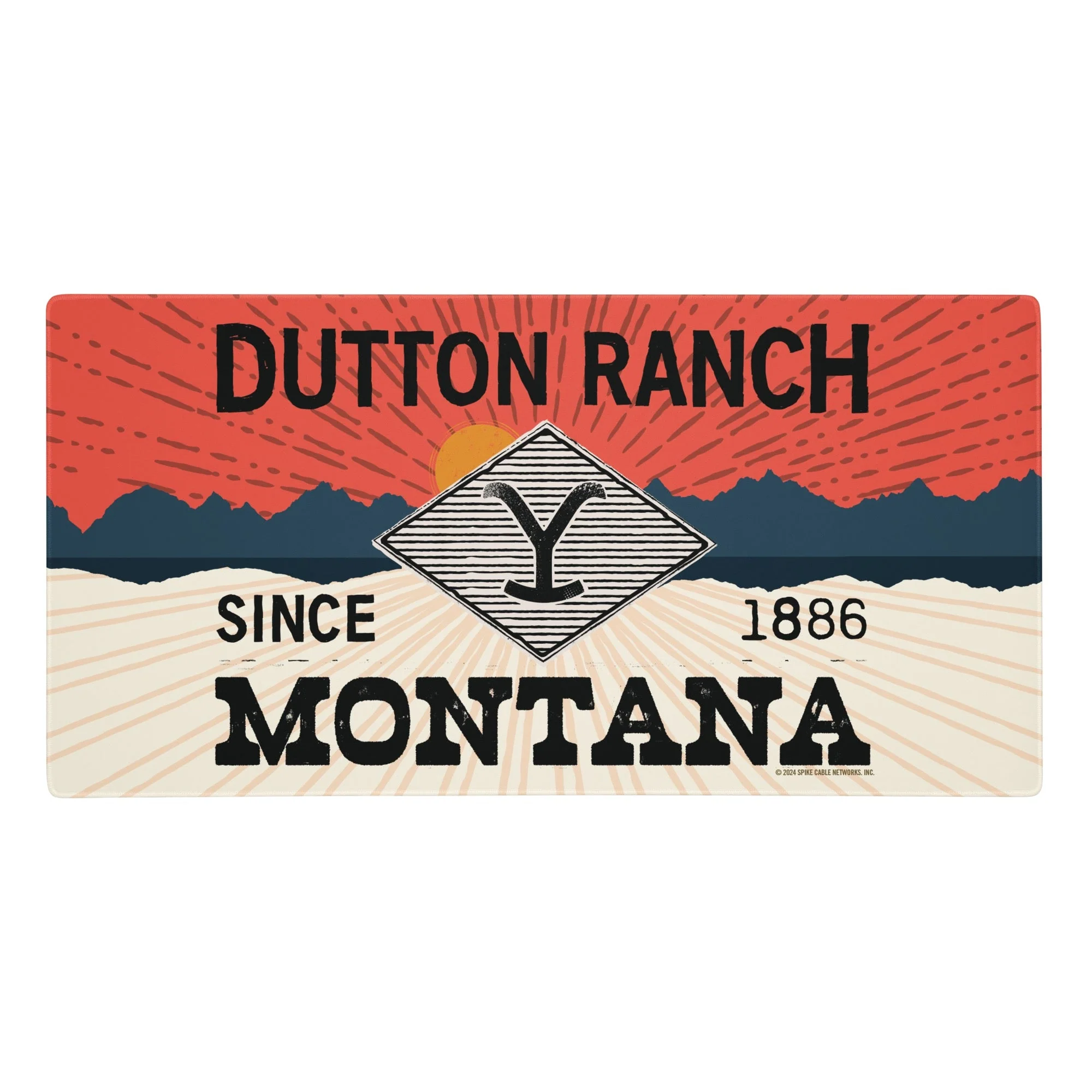 Yellowstone Dutton Ranch Montana Desk Mat - Image 2