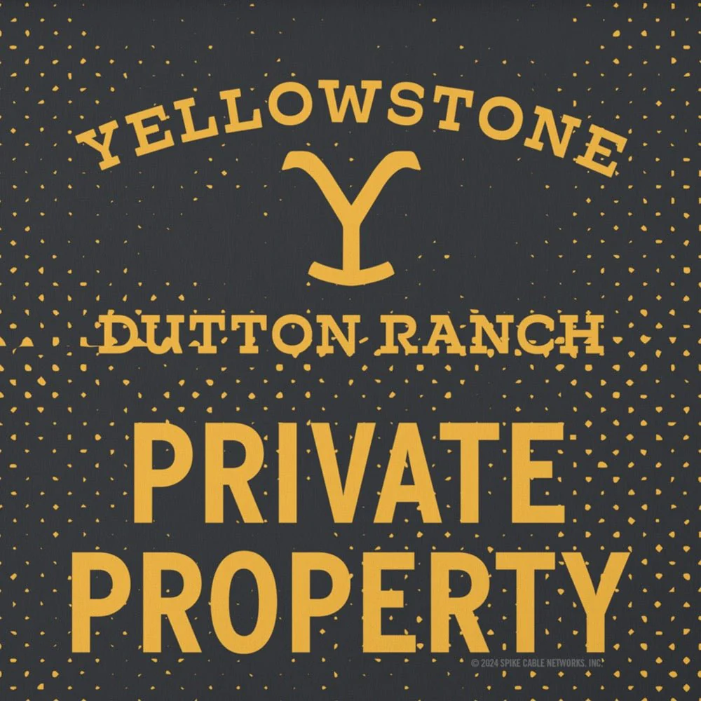 Yellowstone Dutton Ranch Private Property Laptop Sleeve - Image 2