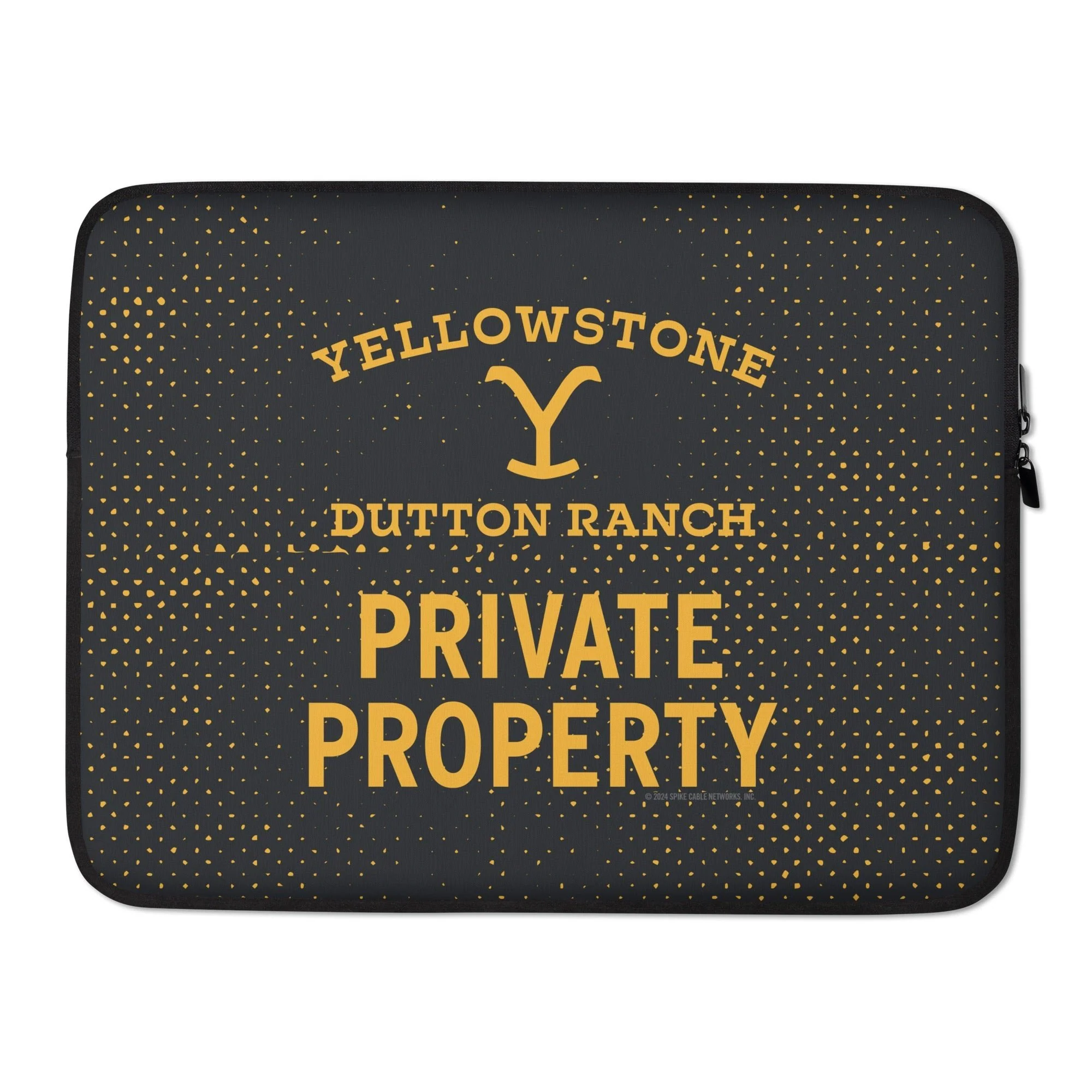 Yellowstone Dutton Ranch Private Property Laptop Sleeve - Image 3