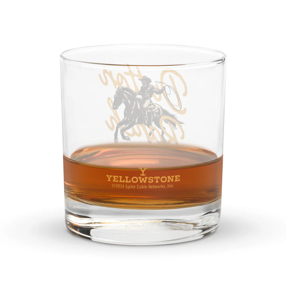 Yellowstone Dutton Ranch Rocks Glass - Image 3