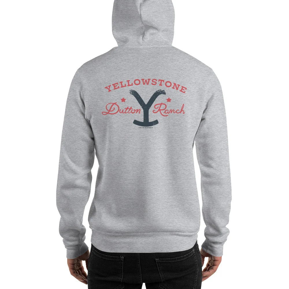 Yellowstone Dutton Ranch Star Hooded Sweatshirt - Image 4