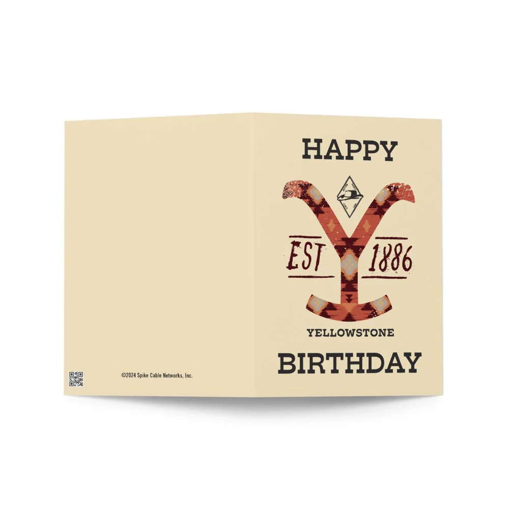 Yellowstone Est. 1886 Birthday Card - Image 2