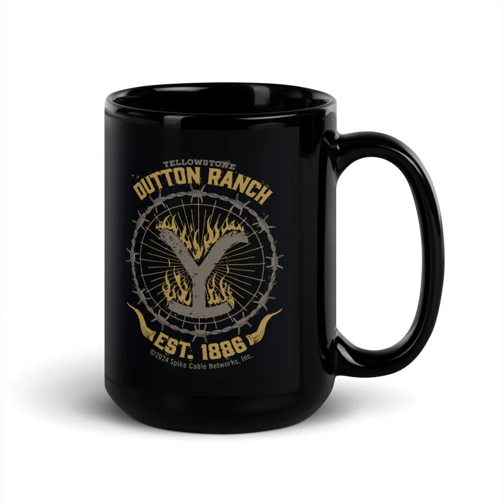 Yellowstone Flaming Logo Mug - Image 5