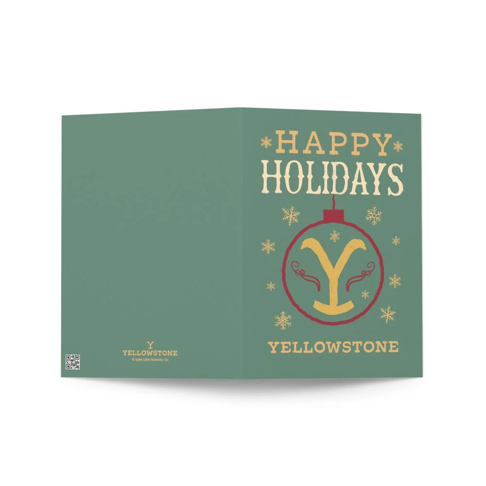 Yellowstone Holiday Greeting Card - Image 2