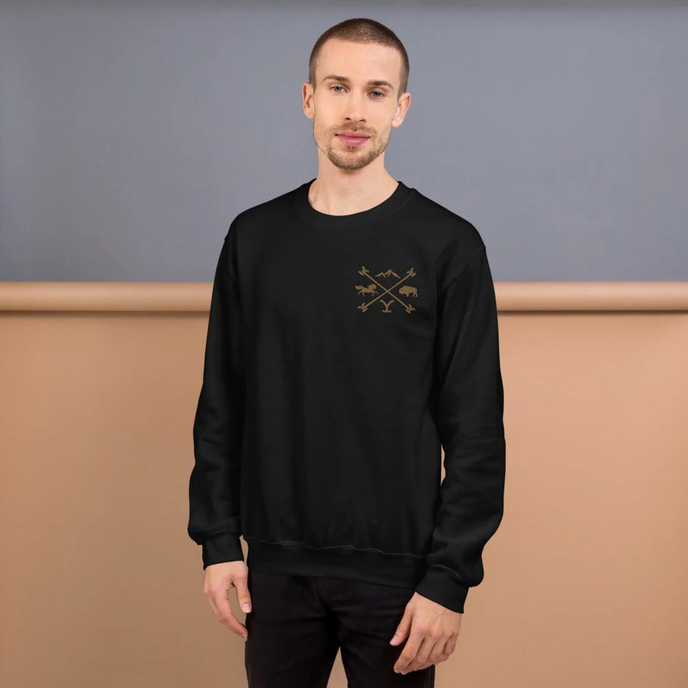 Yellowstone Icons Embroidered Crewneck - Image 2