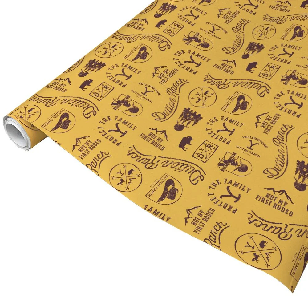 Yellowstone Icons Satin Wrapping Paper - Image 2