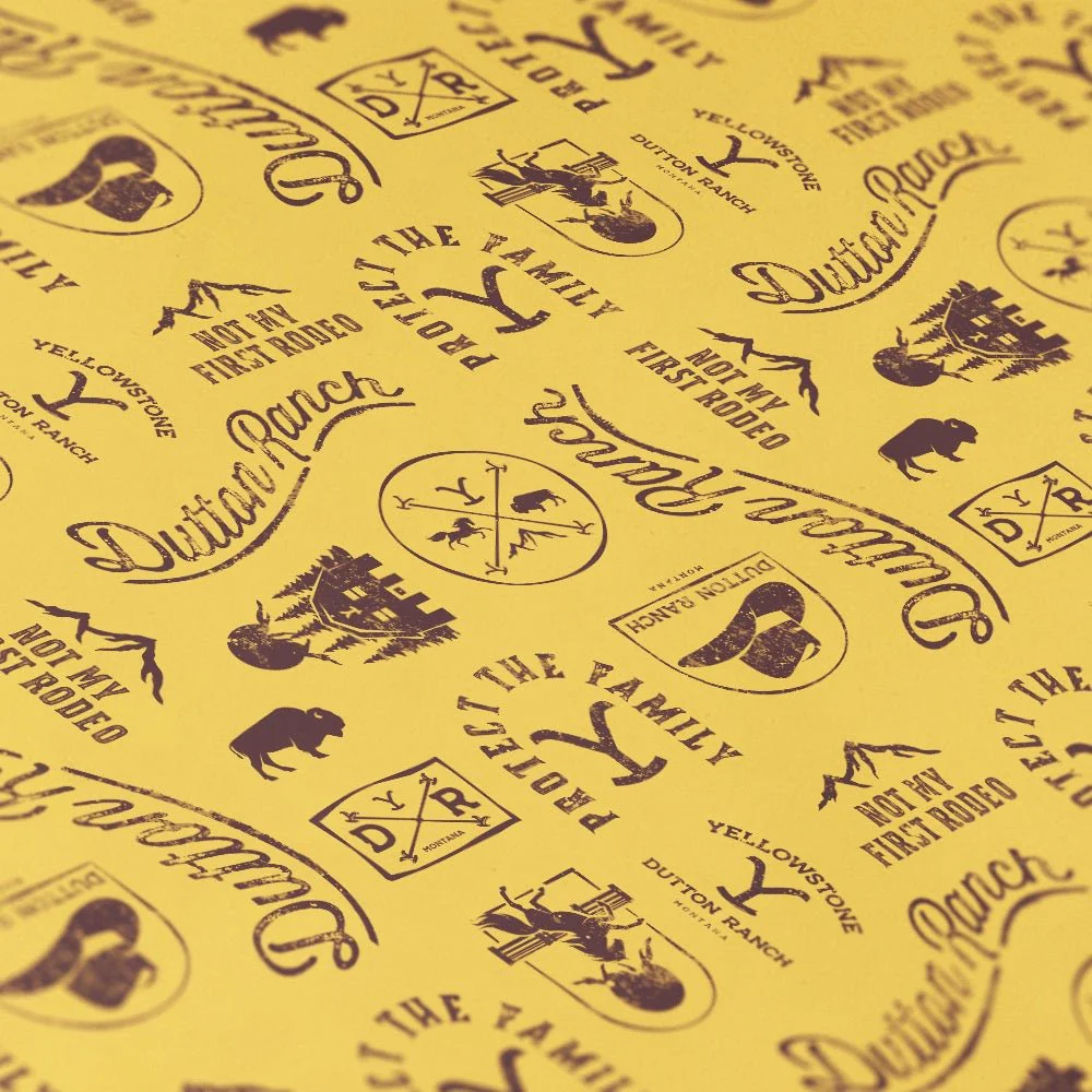 Yellowstone Icons Satin Wrapping Paper - Image 3