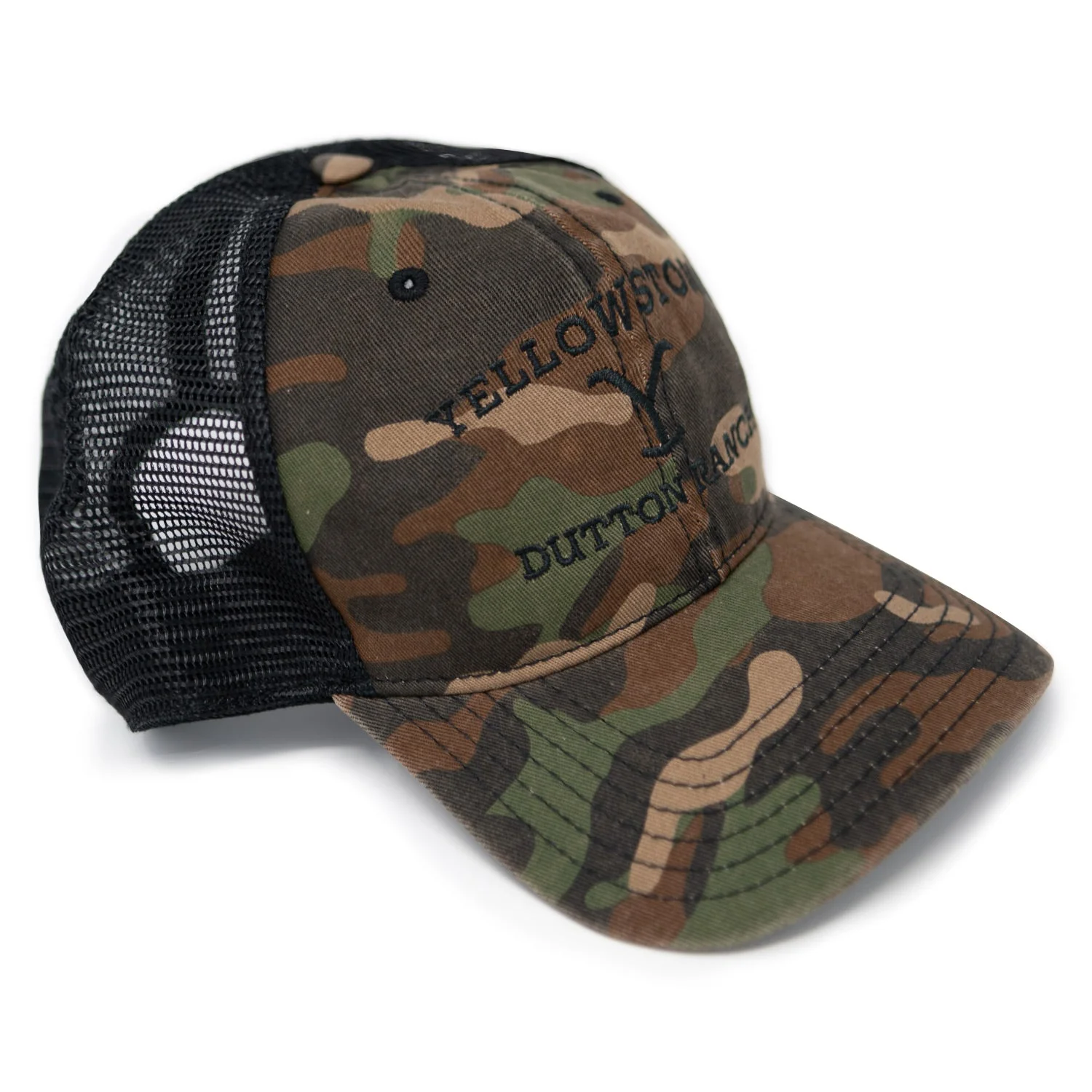 Yellowstone Dutton Ranch Logo As Seen On Camo Hat - Image 2