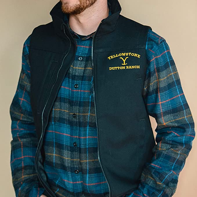 Yellowstone Logo As Seen On Canvas Vest - Image 2
