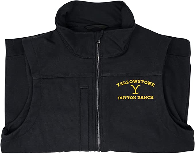 Yellowstone Logo As Seen On Canvas Vest - Image 3