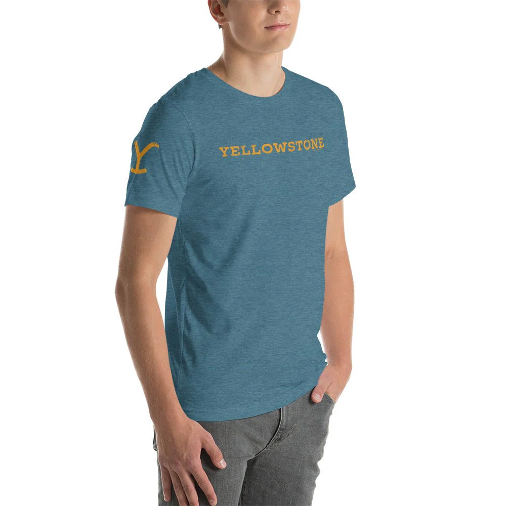 Yellowstone Logo Unisex Premium T-Shirt - Image 3