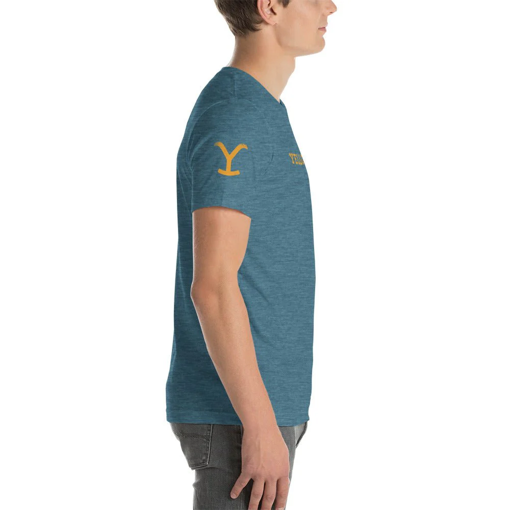 Yellowstone Logo Unisex Premium T-Shirt - Image 4