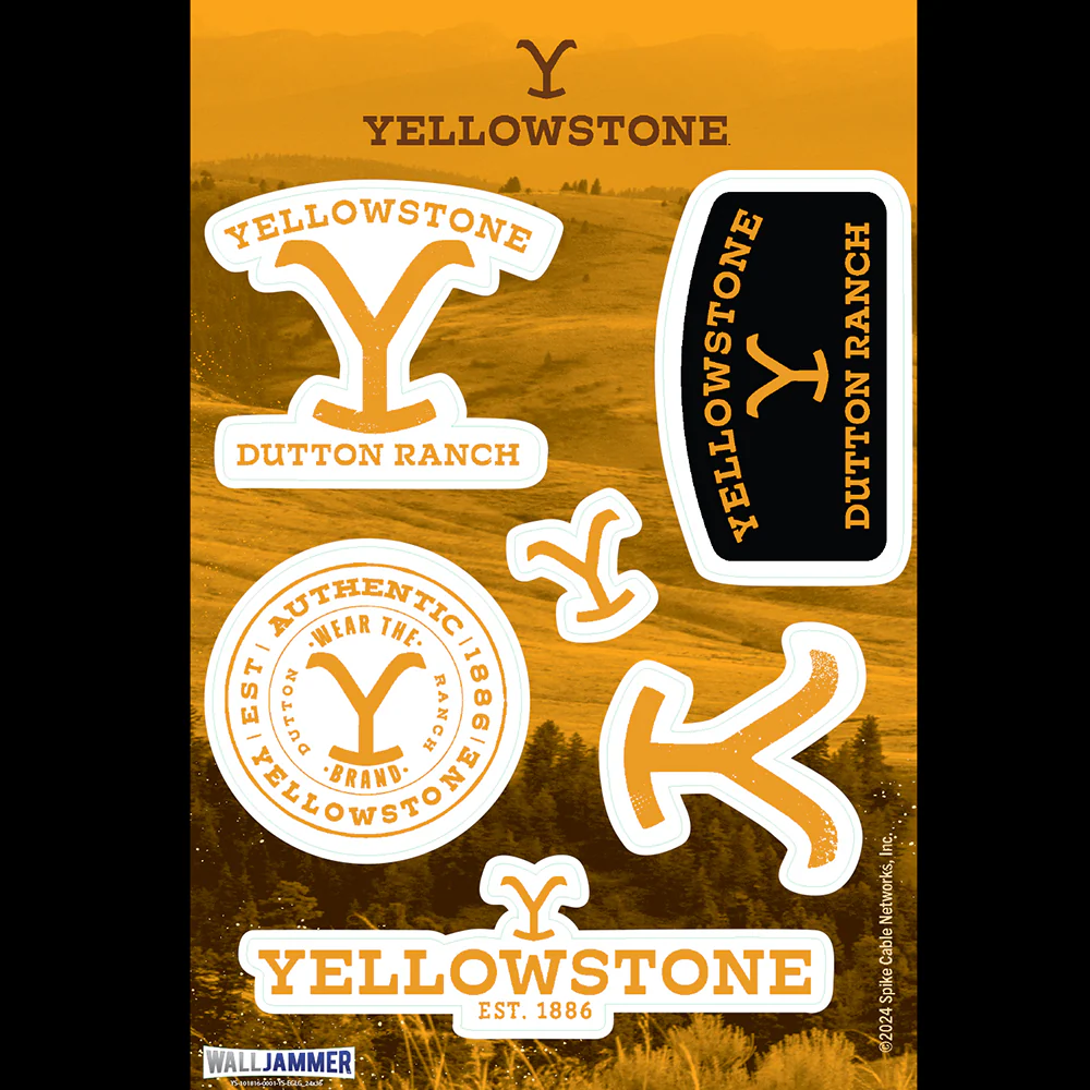 Yellowstone Logo Wall Decals - Image 2