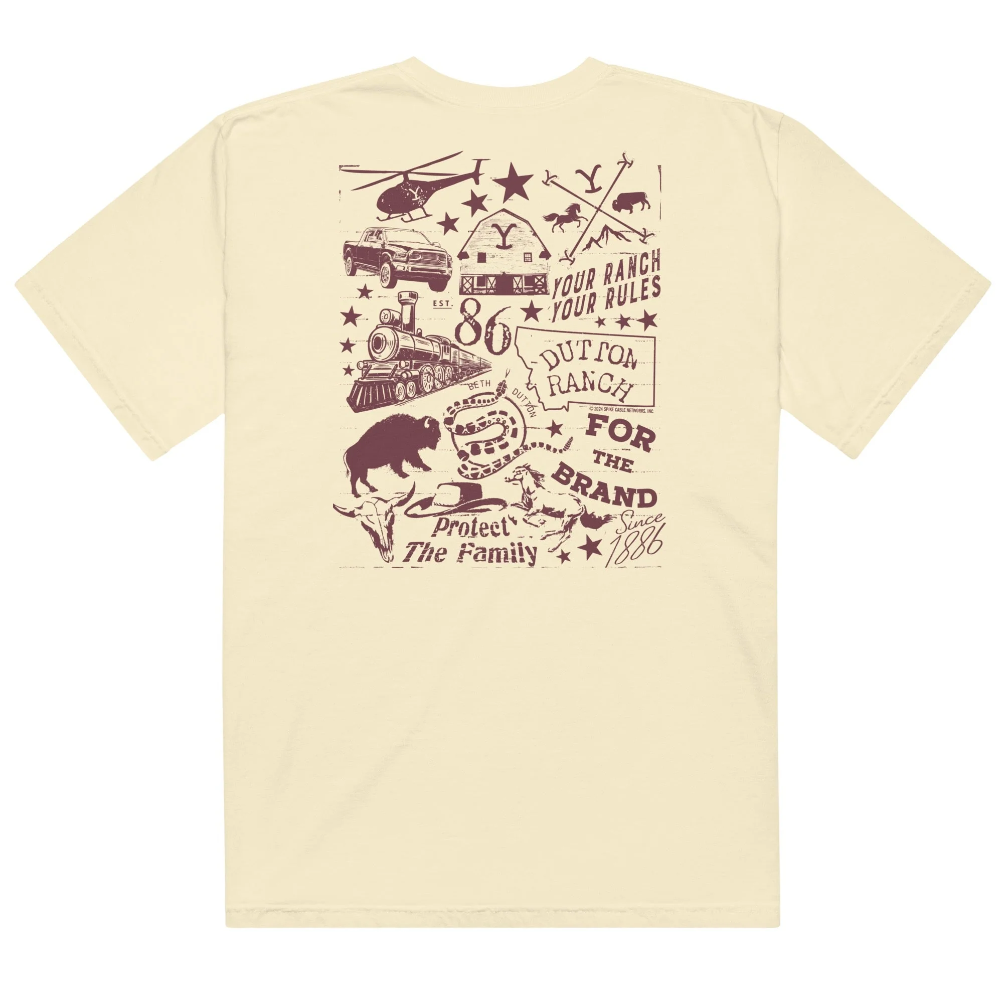 Yellowstone Mashup Comfort Colors T-Shirt