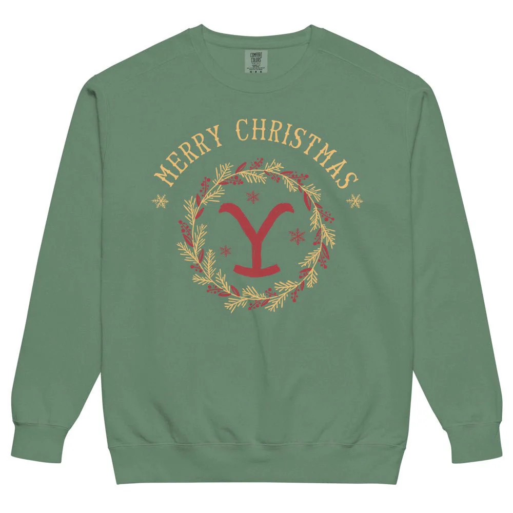 Yellowstone Merry Christmas Comfort Colors Sweatshirt