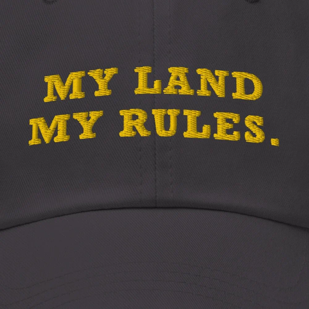 Yellowstone My Land My Rules Classic Dad Hat - Image 2