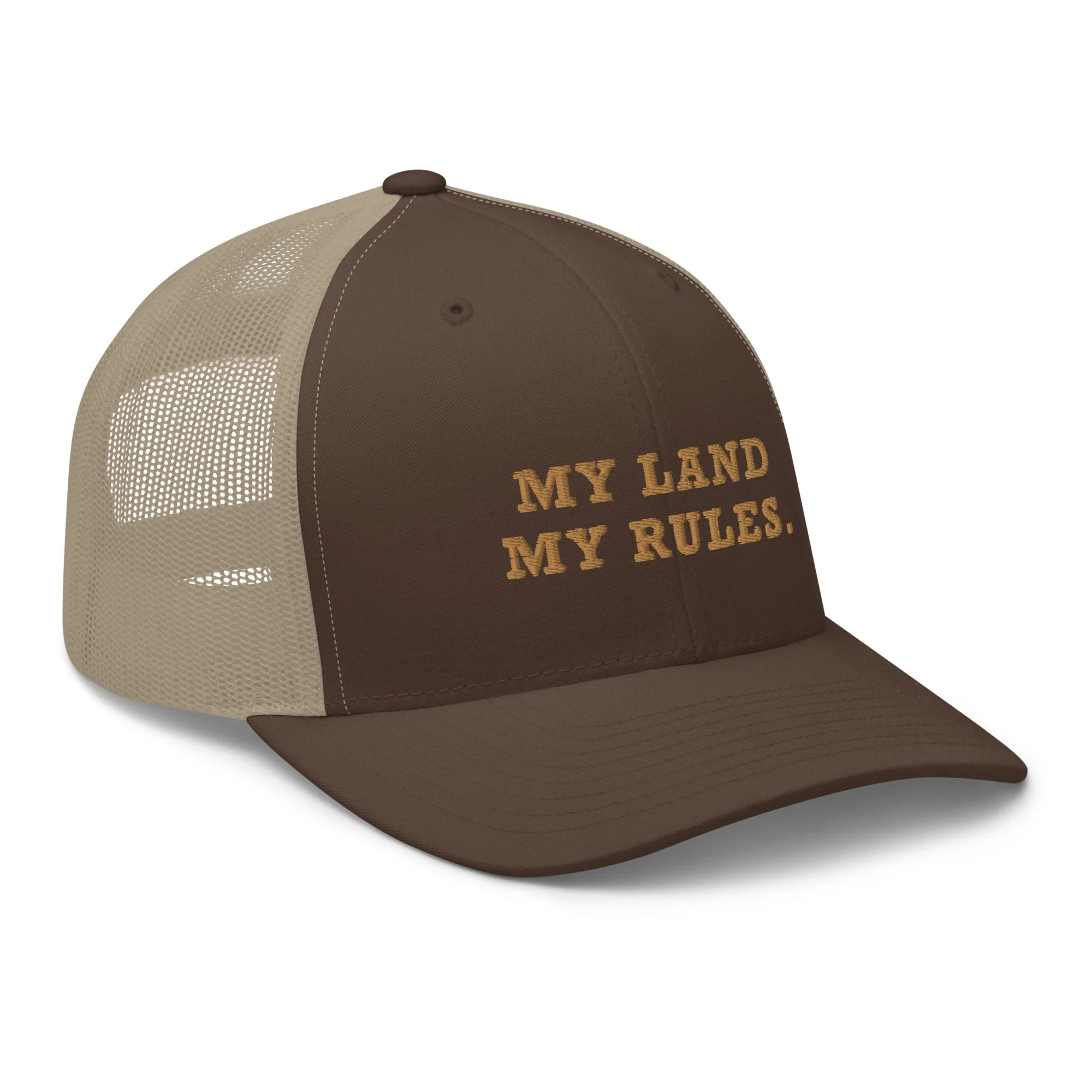 Yellowstone My Land My Rules Retro Trucker Hat - Image 5