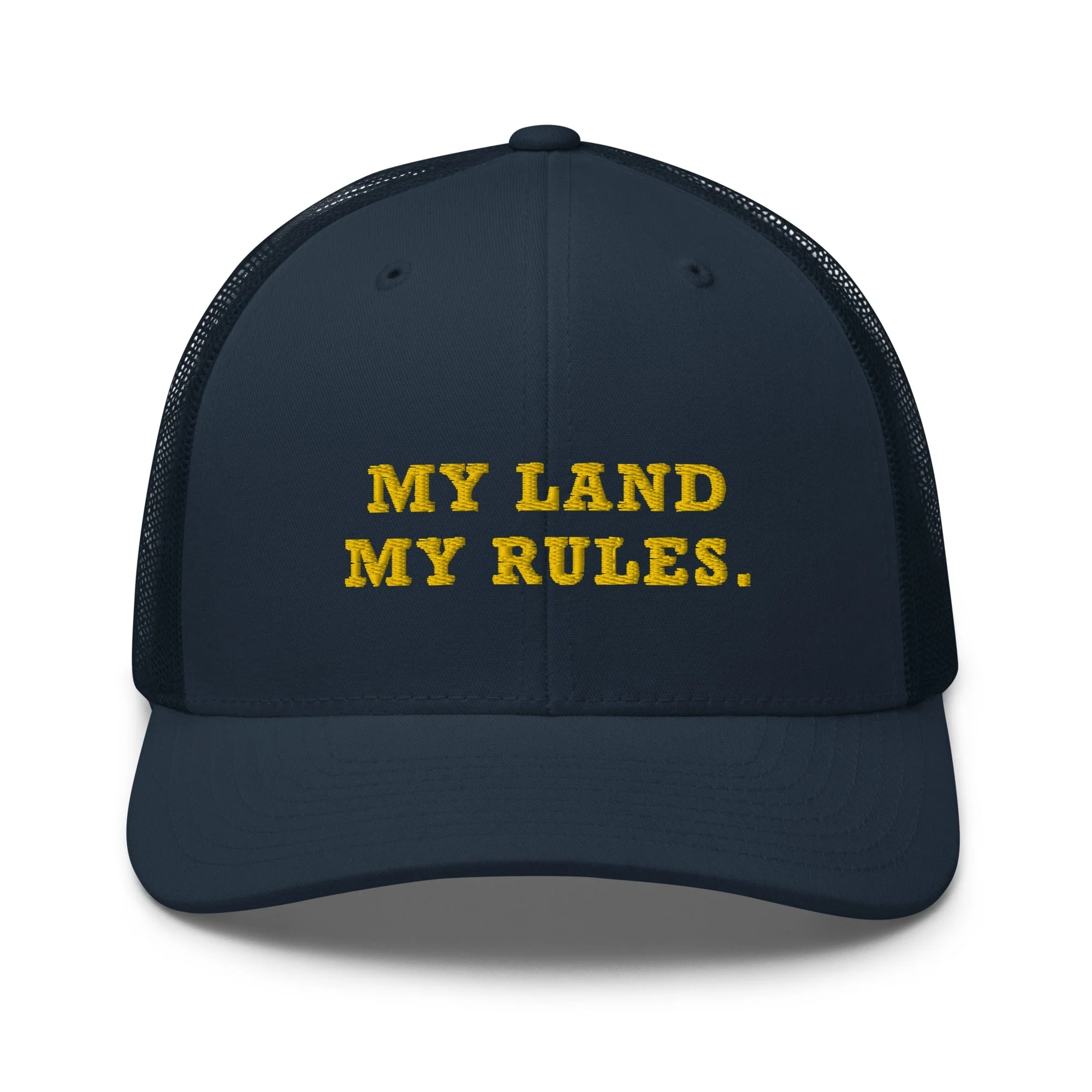 Yellowstone My Land My Rules Retro Trucker Hat - Image 7