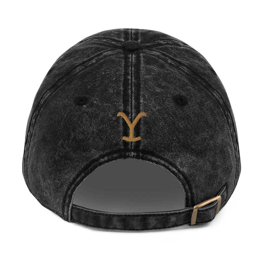 Yellowstone Patch Vintage Denim Cap - Image 6