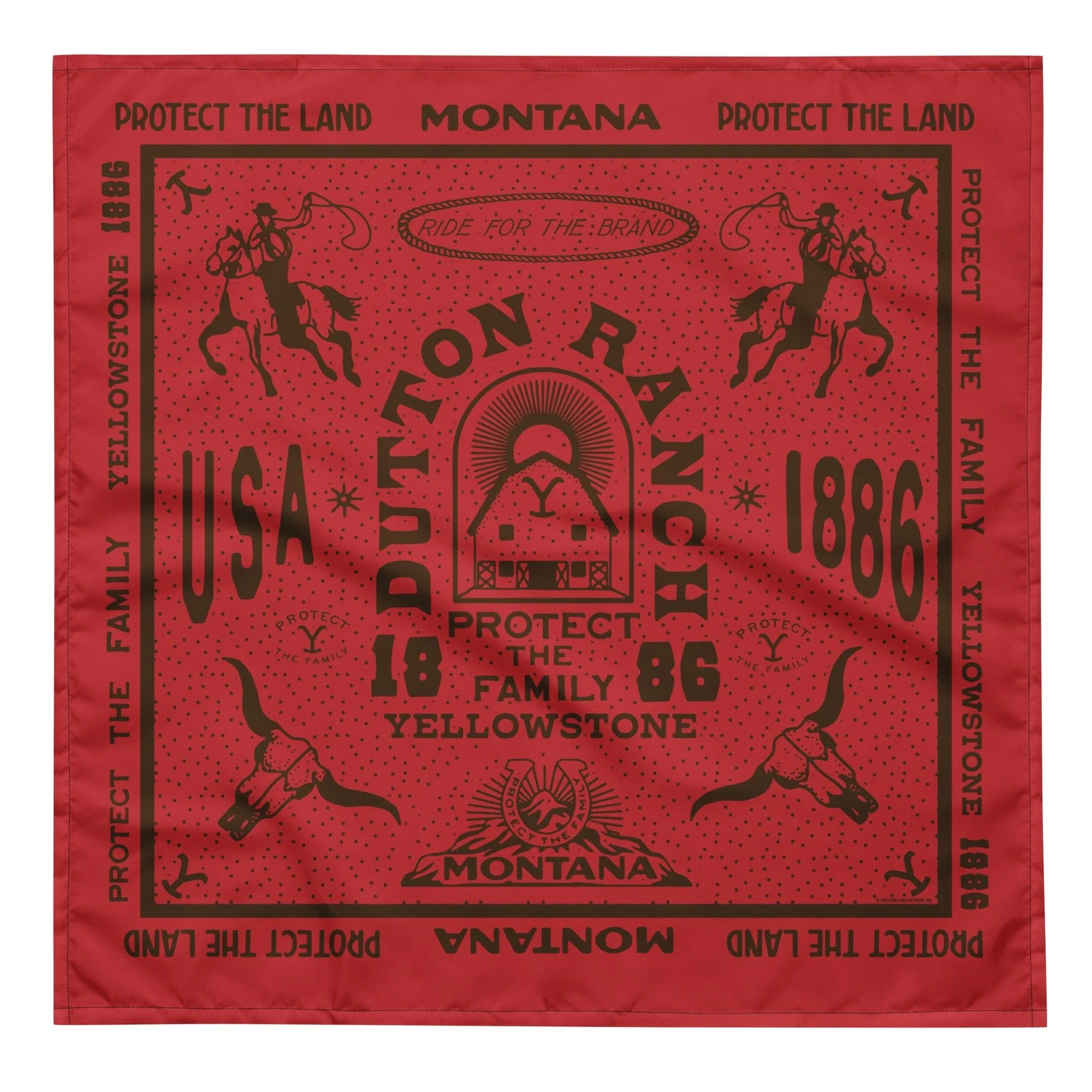 Yellowstone Protect The Family Bandana - Image 4