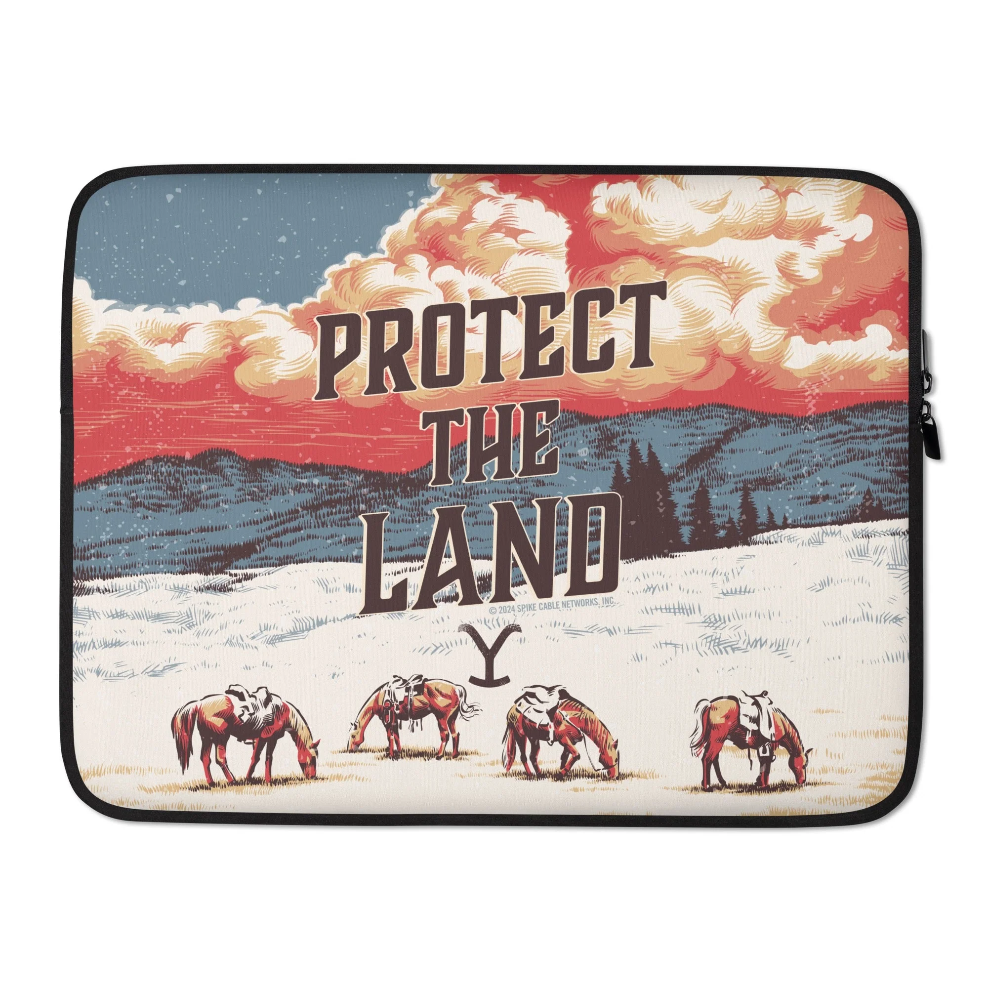 Yellowstone Protect The Land Laptop Sleeve - Image 3