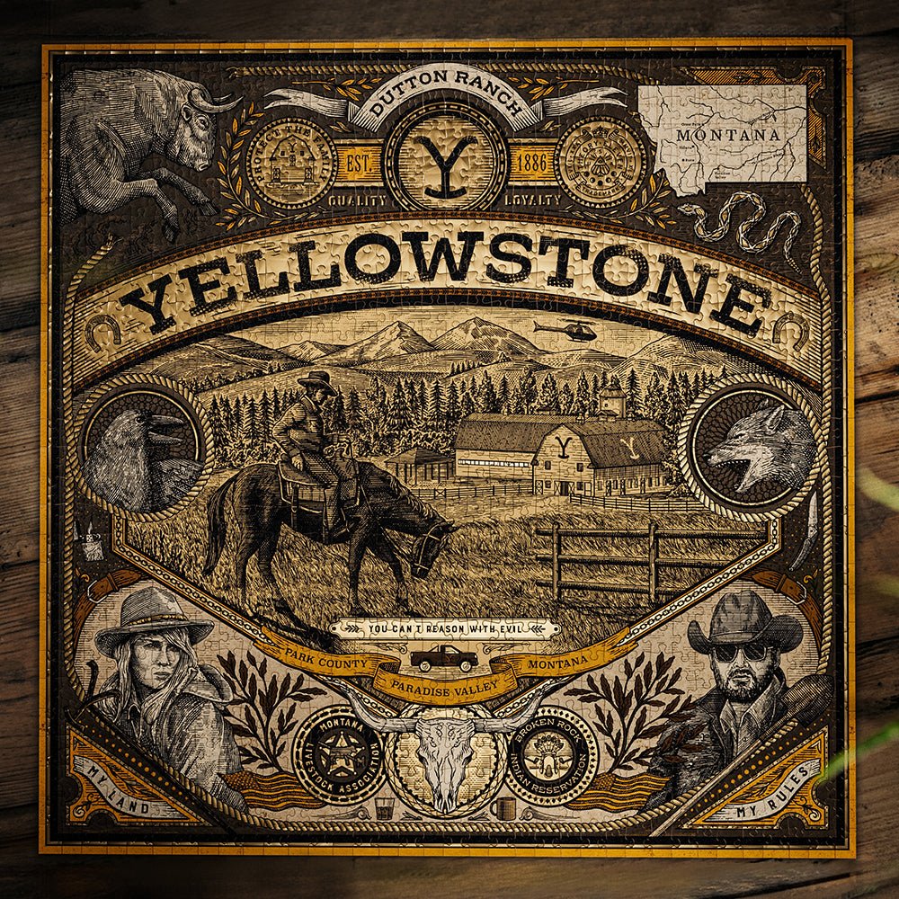 Yellowstone 1,000-Piece Puzzle - Image 4