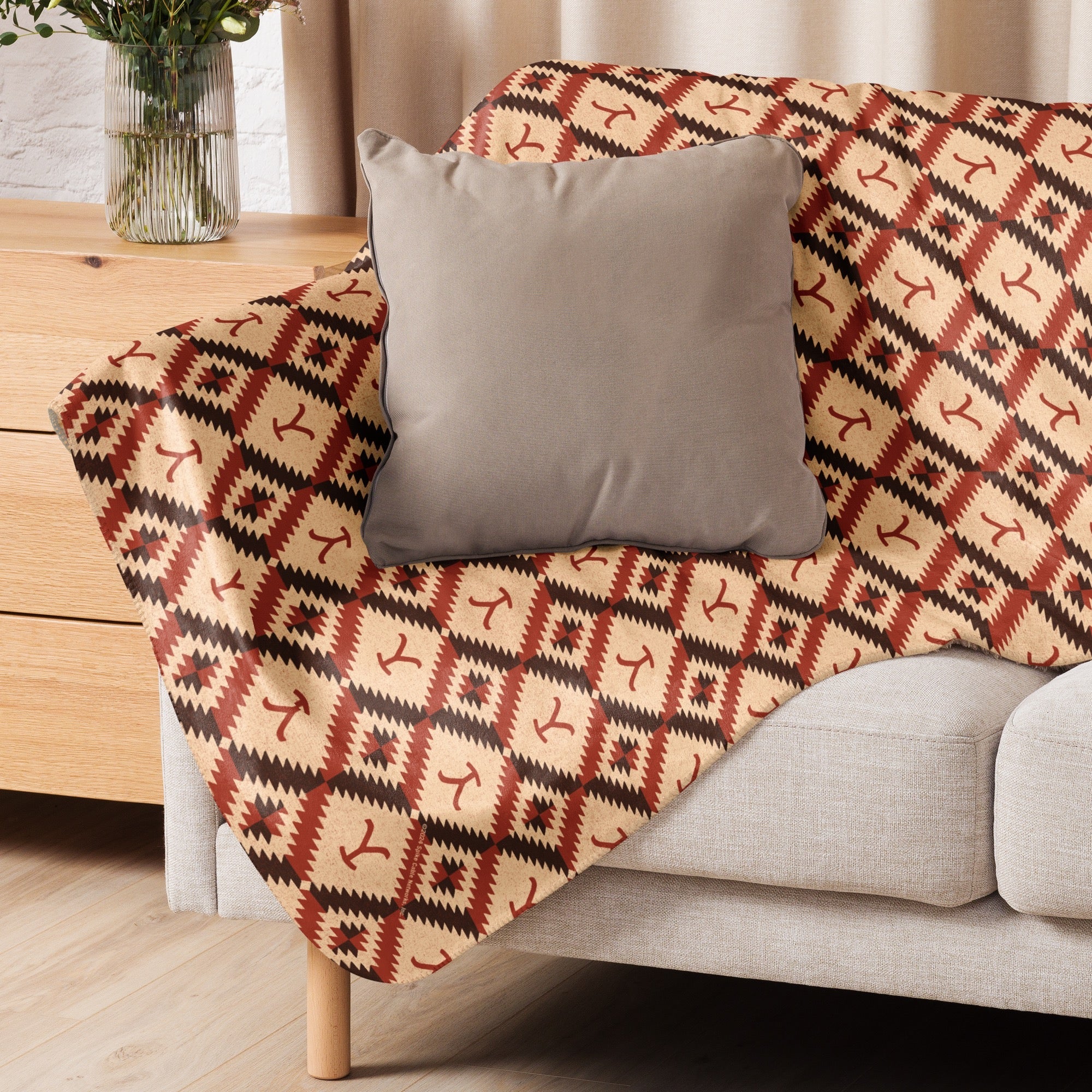 Yellowstone Ranch Pattern Blanket - Image 3