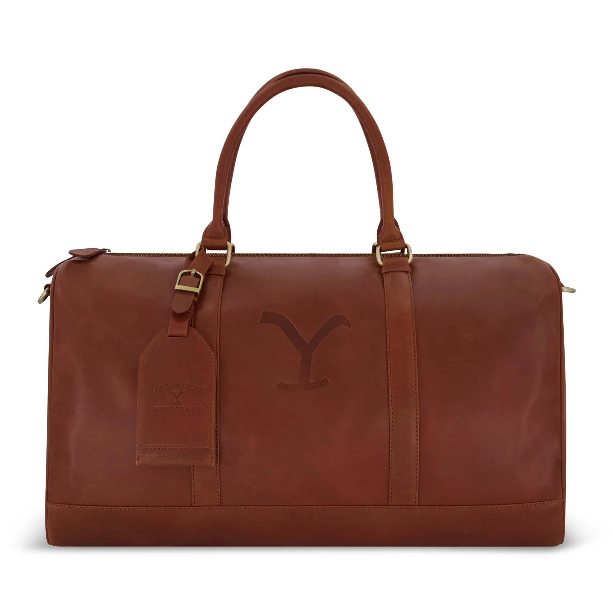 Yellowstone Hand-Crafted Genuine Leather Duffel Bag - Image 2