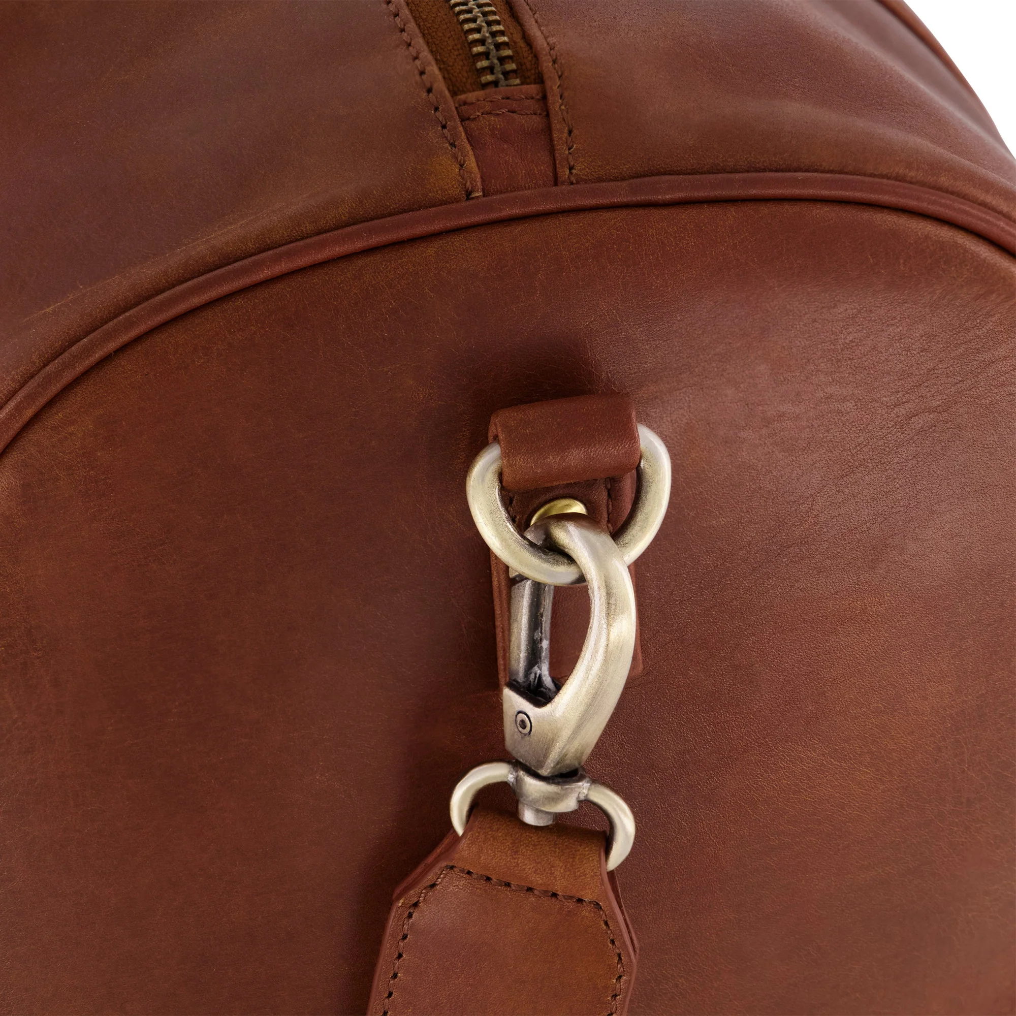 Yellowstone Hand-Crafted Genuine Leather Duffel Bag - Image 6
