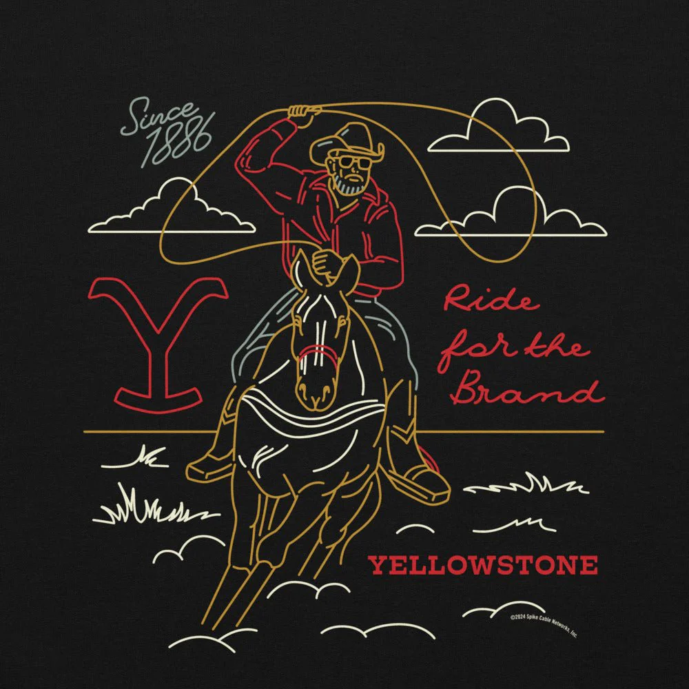 Yellowstone Ride For The Brand Outline Sweatshirt - Image 4