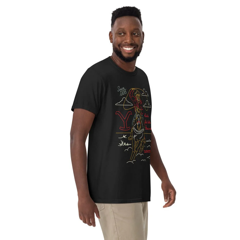 Yellowstone Ride For The Brand Outline T-Shirt - Image 4