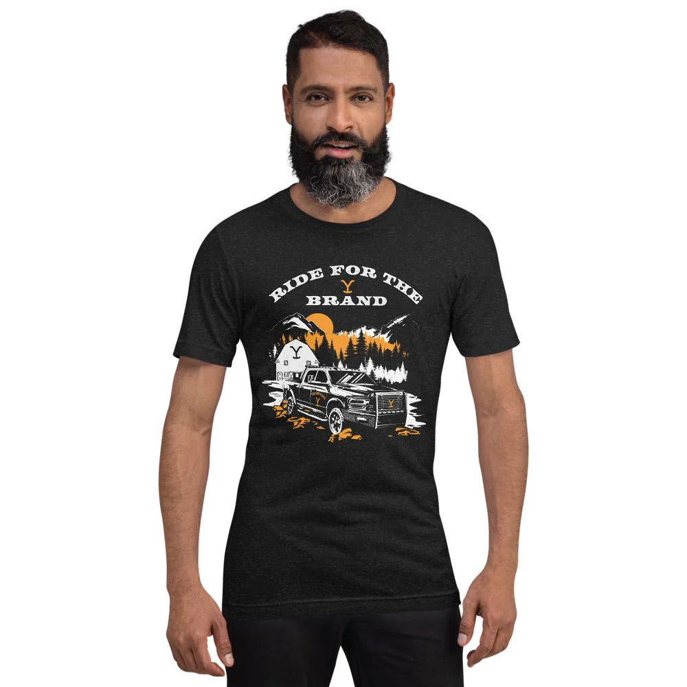 Yellowstone Ride for the Brand Truck Unisex T-Shirt - Image 2