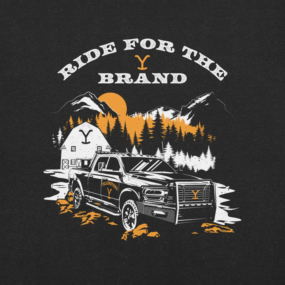 Yellowstone Ride for the Brand Truck Unisex T-Shirt - Image 3