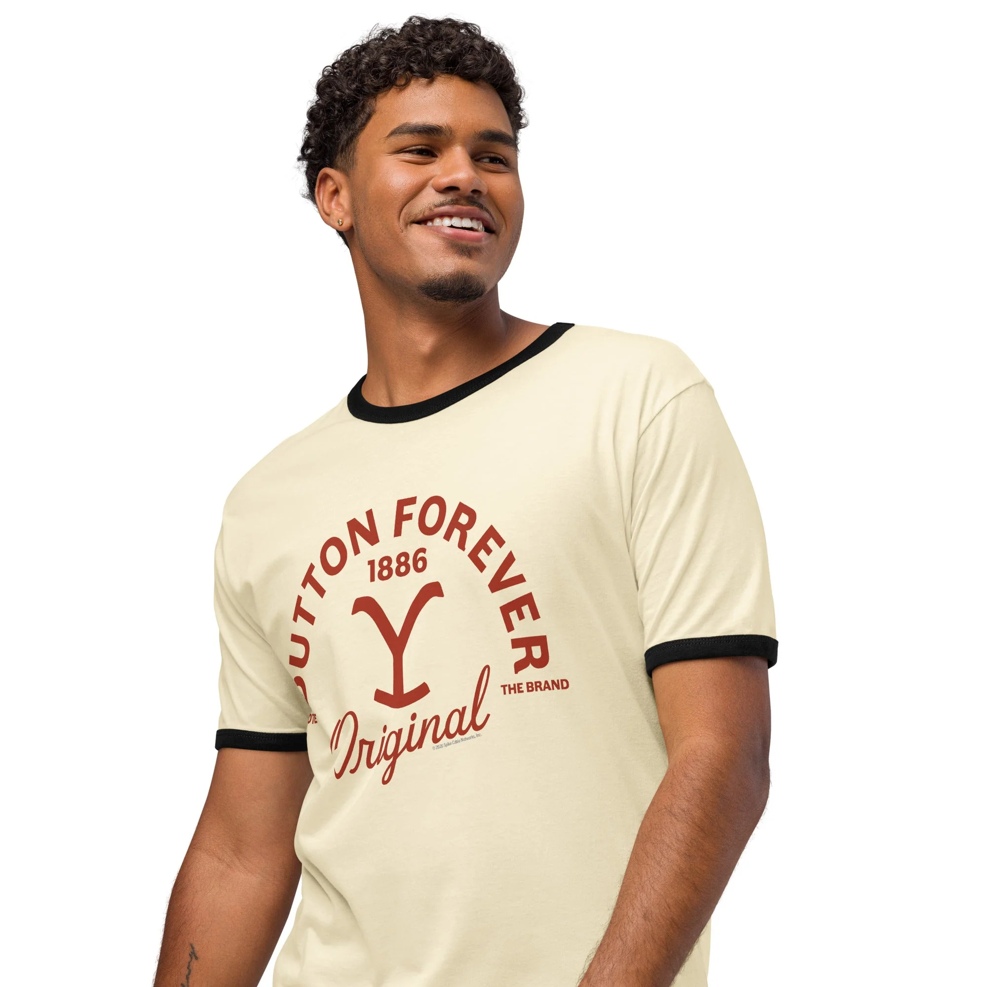 Yellowstone Ringer T-Shirt Dutton Forever - Image 3