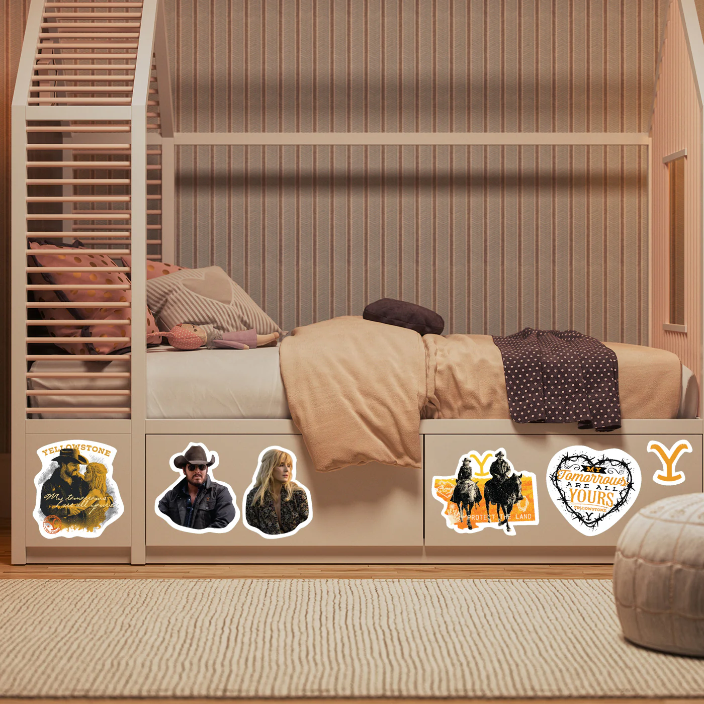 Yellowstone Rip & Beth Wall Decals