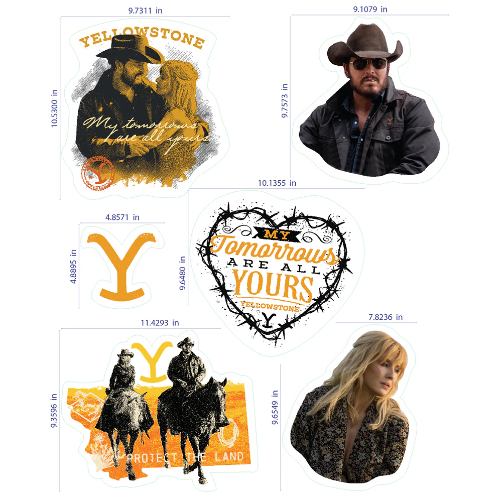 Yellowstone Rip & Beth Wall Decals - Image 2