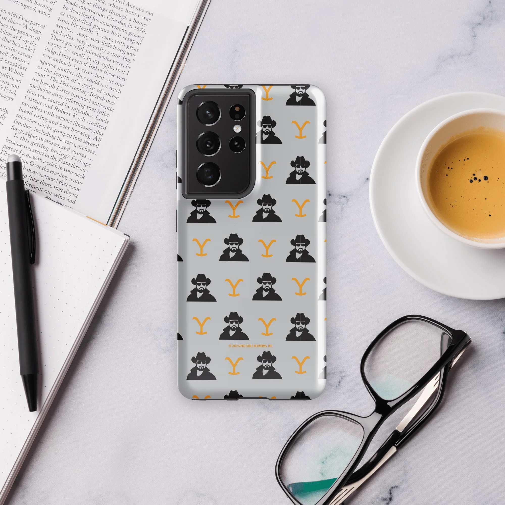 Yellowstone RIP Pattern Tough Phone Case - Samsung - Image 24