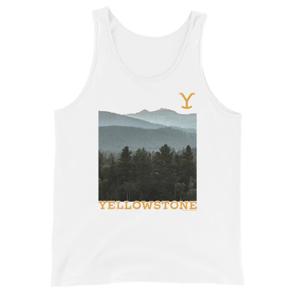 Yellowstone Scenery Unisex Tank Top - Image 3
