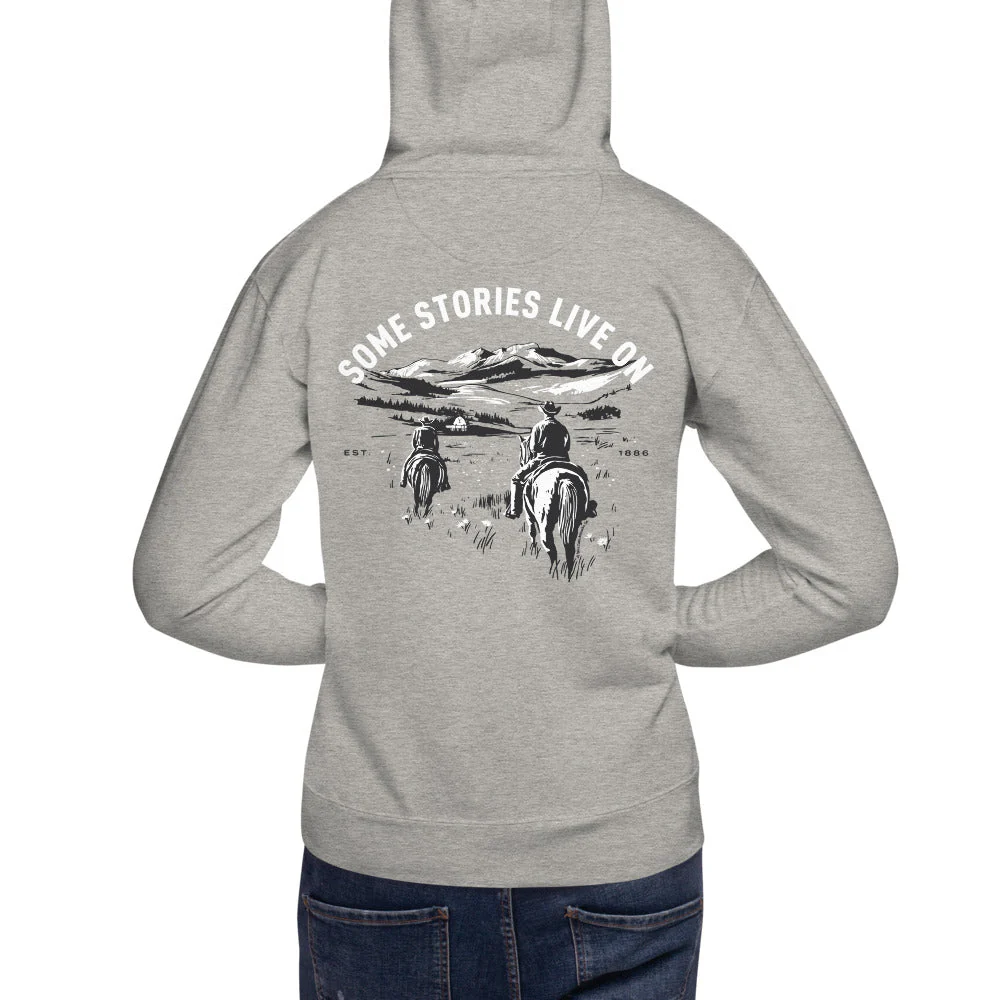 Yellowstone Some Stories Live On Unisex Premium Hoodie - Image 6