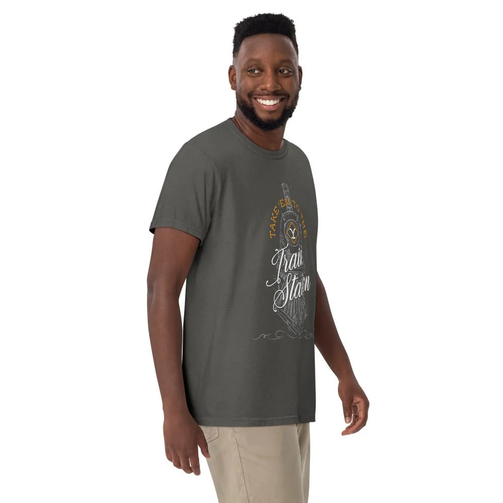 Yellowstone Take 'Em To The Train Station Unisex Comfort Colors T-Shirt - Image 11