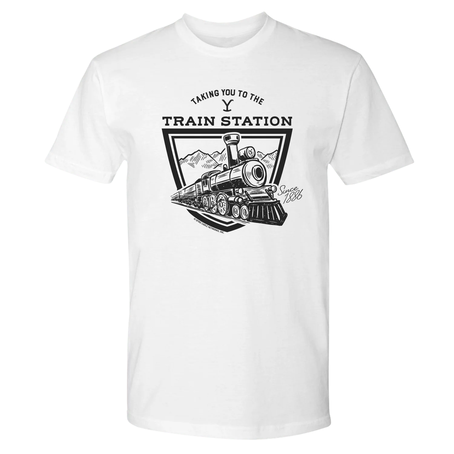 Yellowstone Taking You to the Train Station Adult Short Sleeve T-Shirt - Image 4