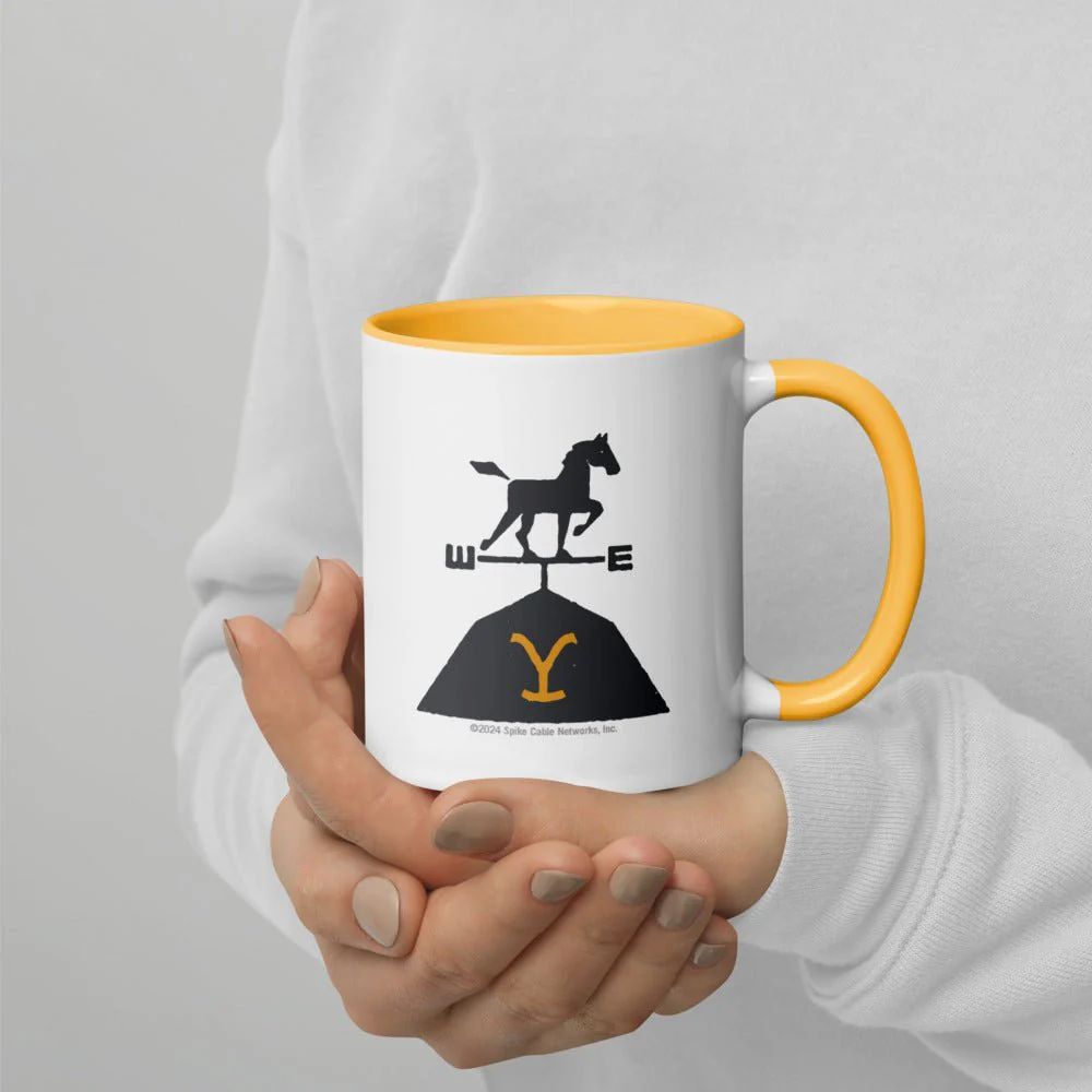Yellowstone Wind Arrow Two Tone Mug - Image 6