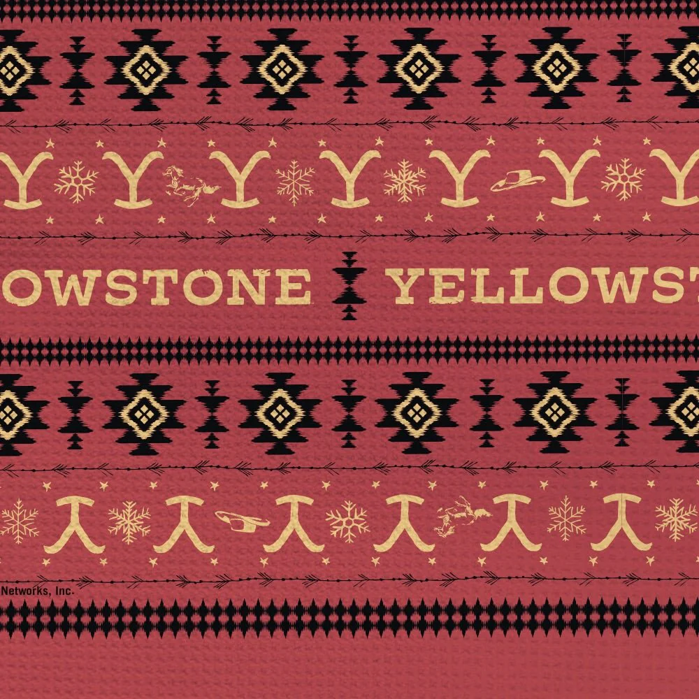 Yellowstone Winter on the Ranch Kitchen Towel - Image 2