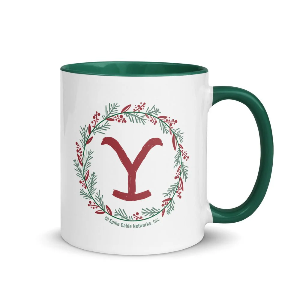 Yellowstone Wreath Two-Tone Mug - Image 2
