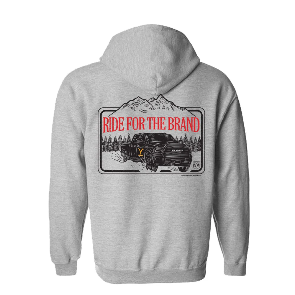 Yellowstone x Ram Ride For The Brand Zip-Up Hoodie - Image 2