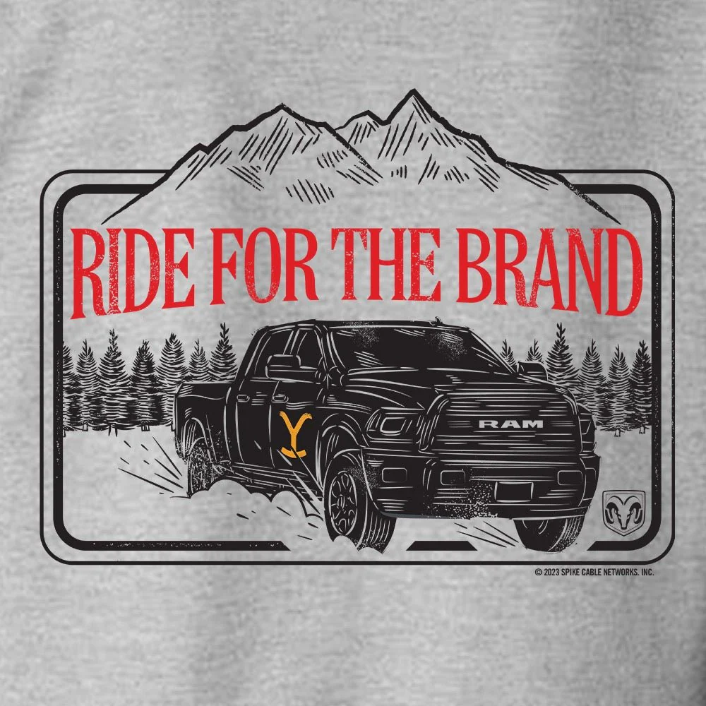 Yellowstone x Ram Ride For The Brand Zip-Up Hoodie - Image 4