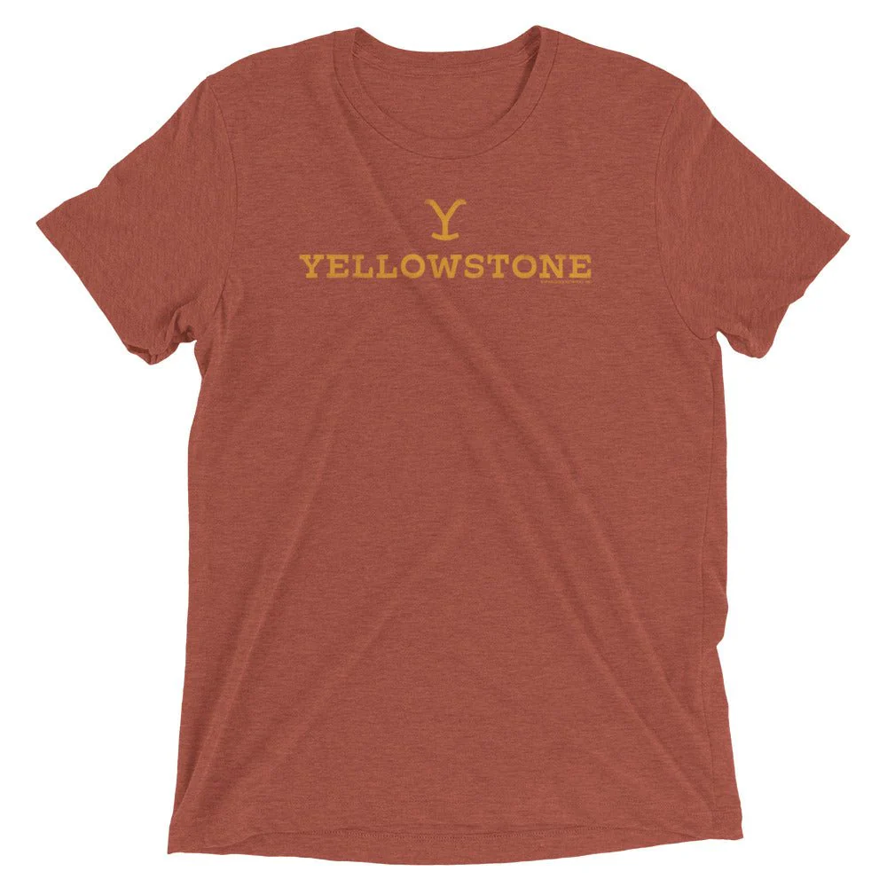 Yellowstone Y Logo Adult Tri-Blend T-Shirt