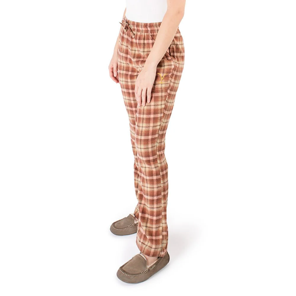 Yellowstone Embroidered Y Logo Women's Cabin Jams Flannel Pajama Pants - Image 17